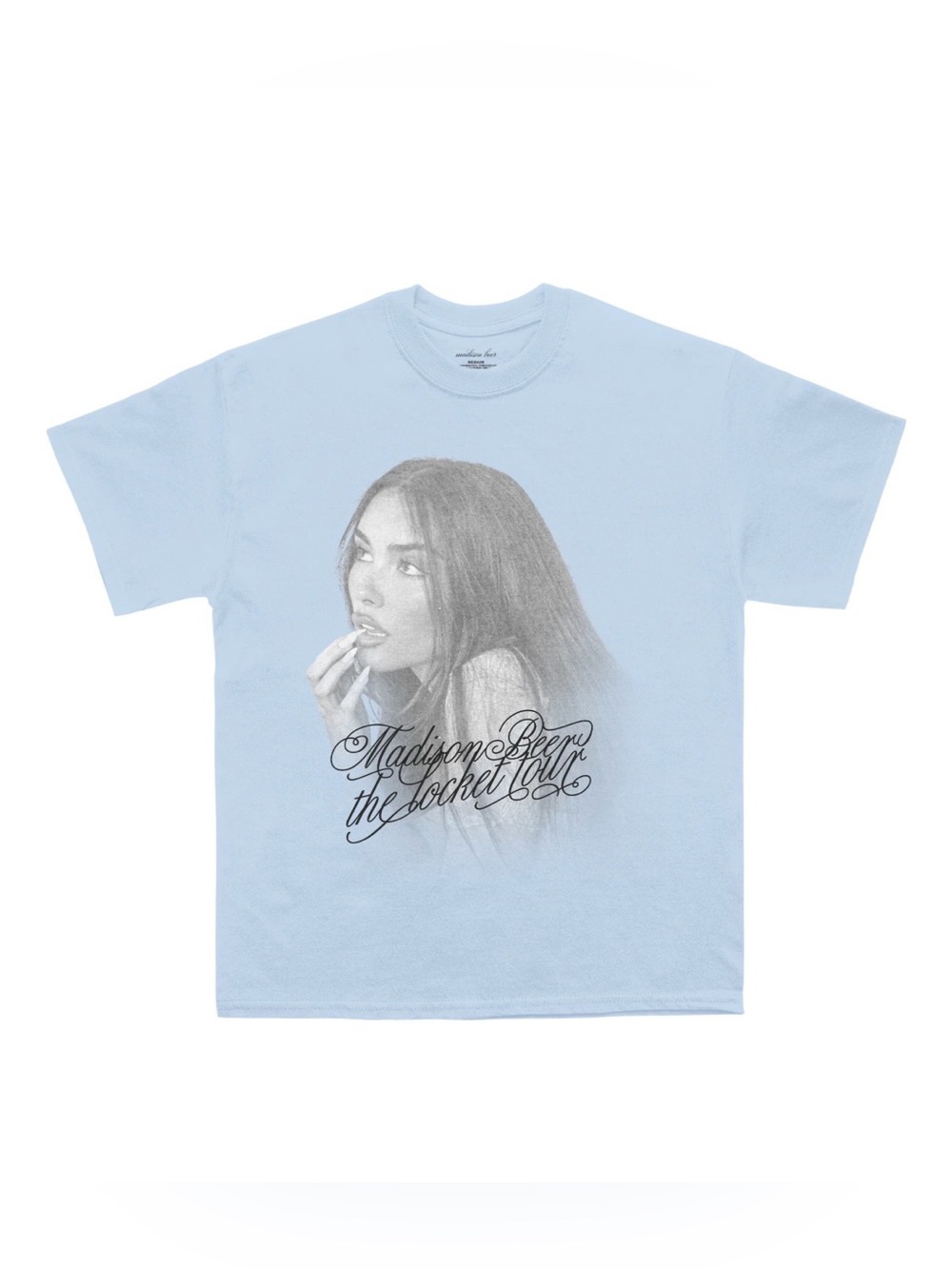 Madison Light Blue Portrait Graphic Tee - Women